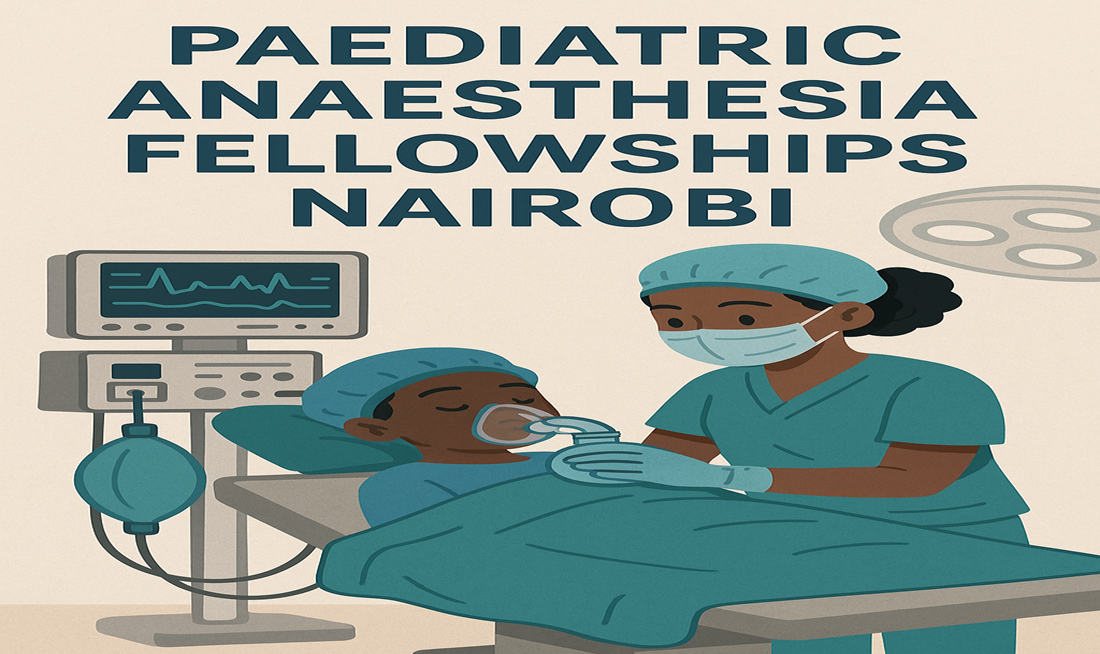 paediatric anaesthesia fellowship Nairob